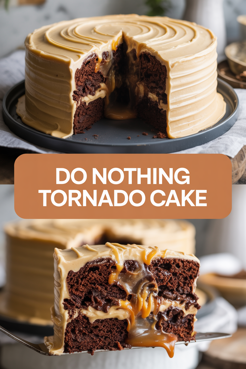 Do Nothing Tornado Cake