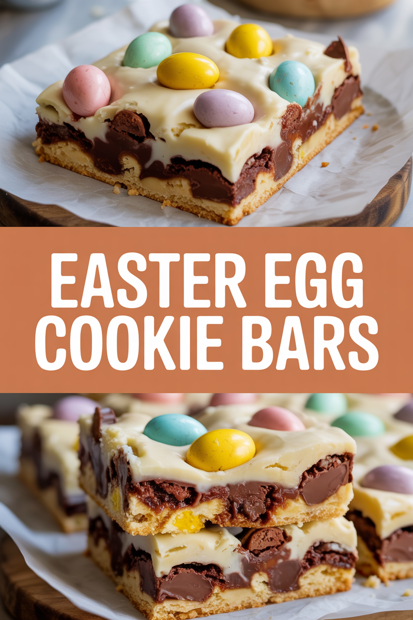 Easter Egg Cookie Bars
