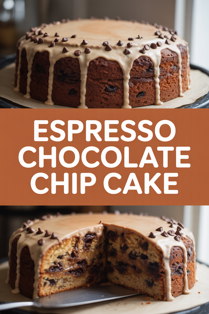 Espresso Chocolate Chip Cake
