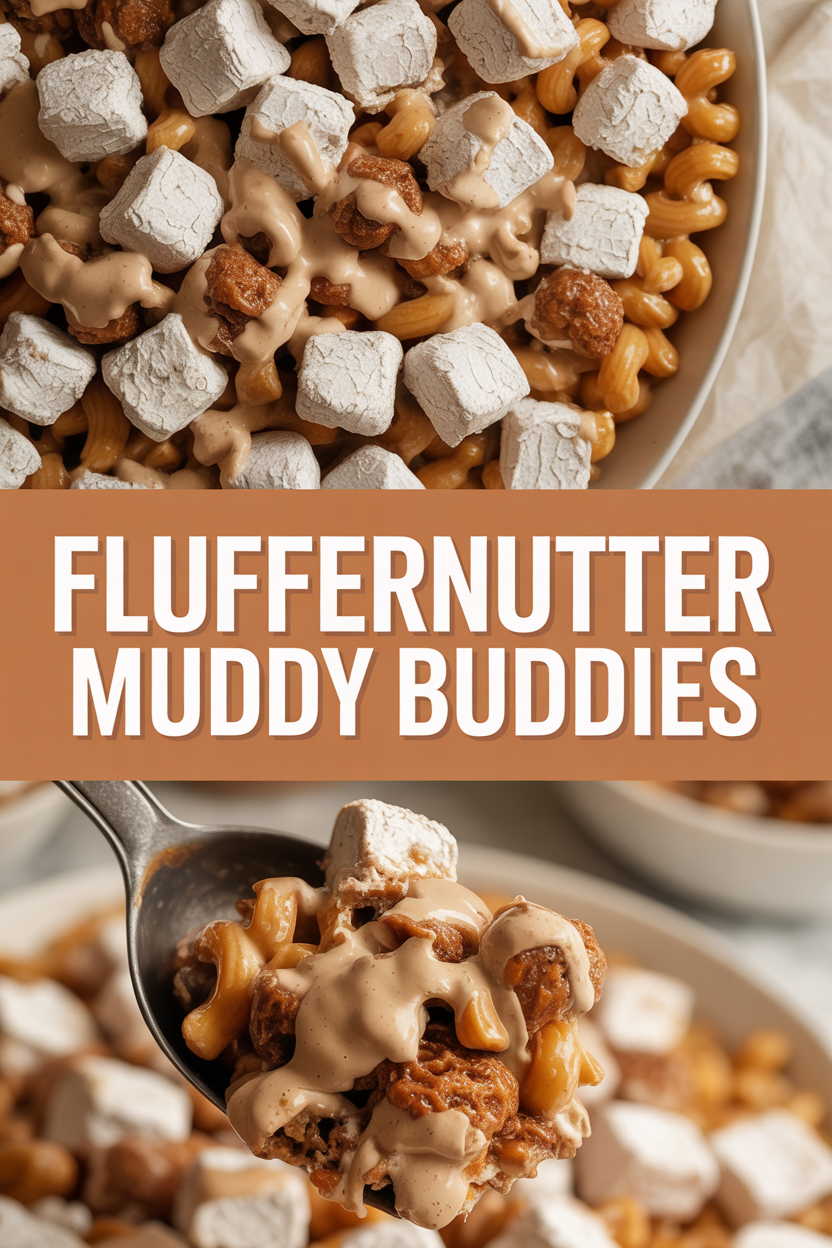Fluffernutter Muddy Buddies