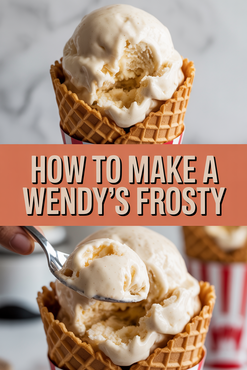 HOW TO MAKE A WENDY’S FROSTY