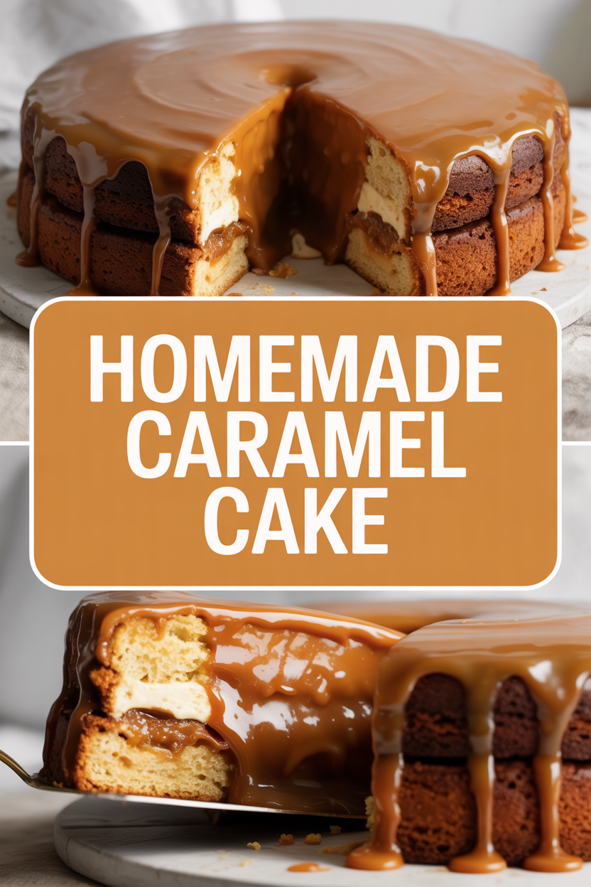 Homemade Caramel Cake