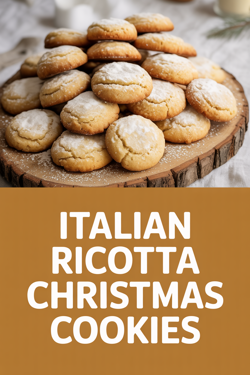 Italian Ricotta Christmas Cookies