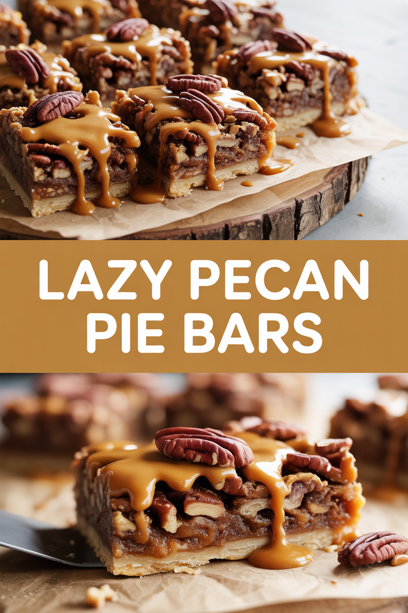 Lazy Pecan Pie Bars