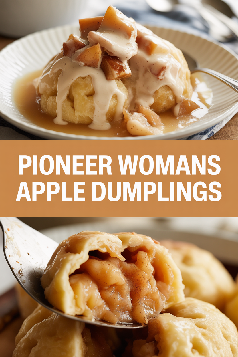 PIONEER WOMANS APPLE DUMPLINGS