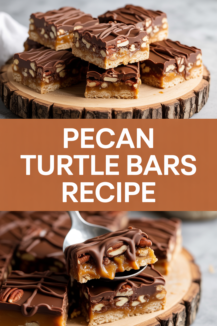 Pecan Turtle Bars Recipe