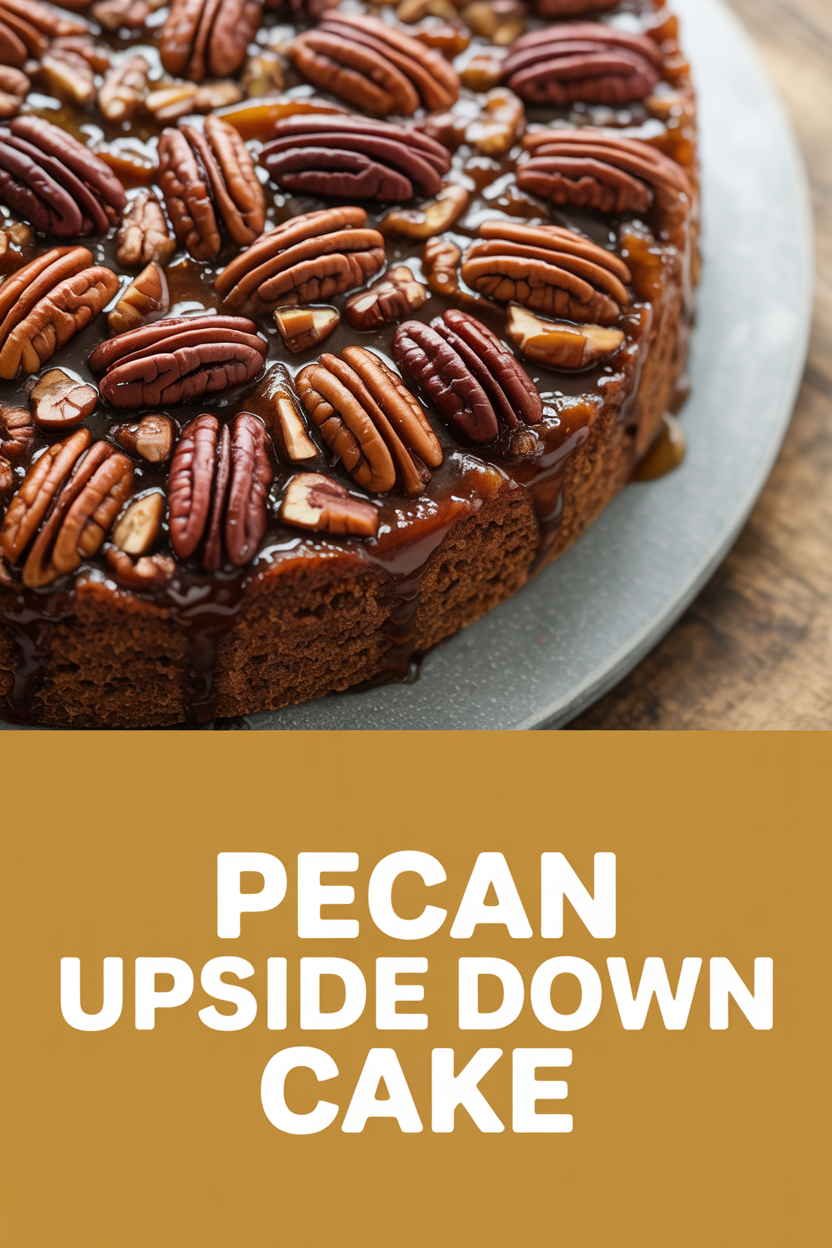 Pecan Upside Down Cake