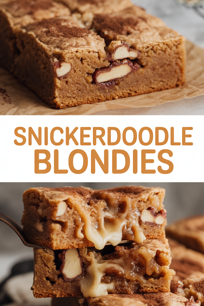 Snickerdoodle Blondies