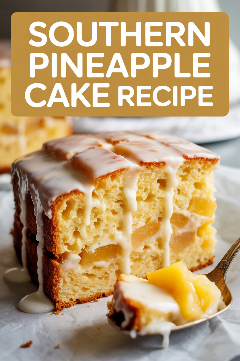 Southern Pineapple Cake Recipe
