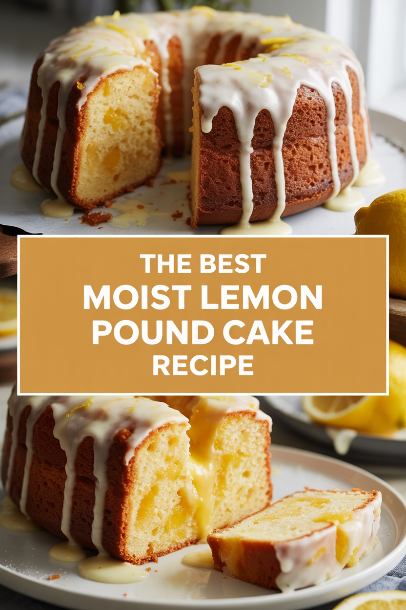 The Best Moist Lemon Pound Cake Recipe