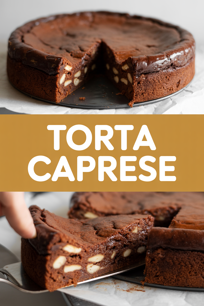 Torta Caprese (Flourless Chocolate Almond Cake)