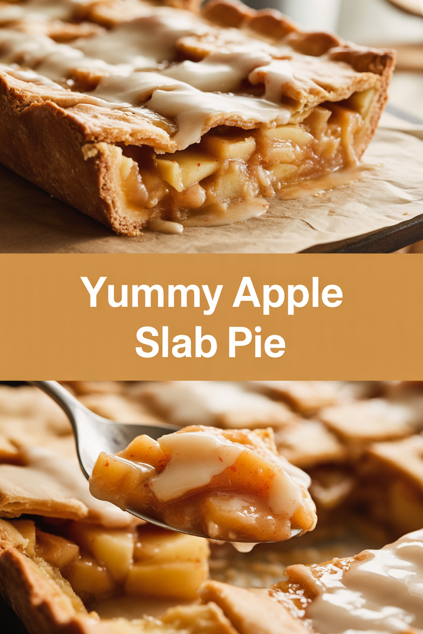 Yummy Apple Slab Pie