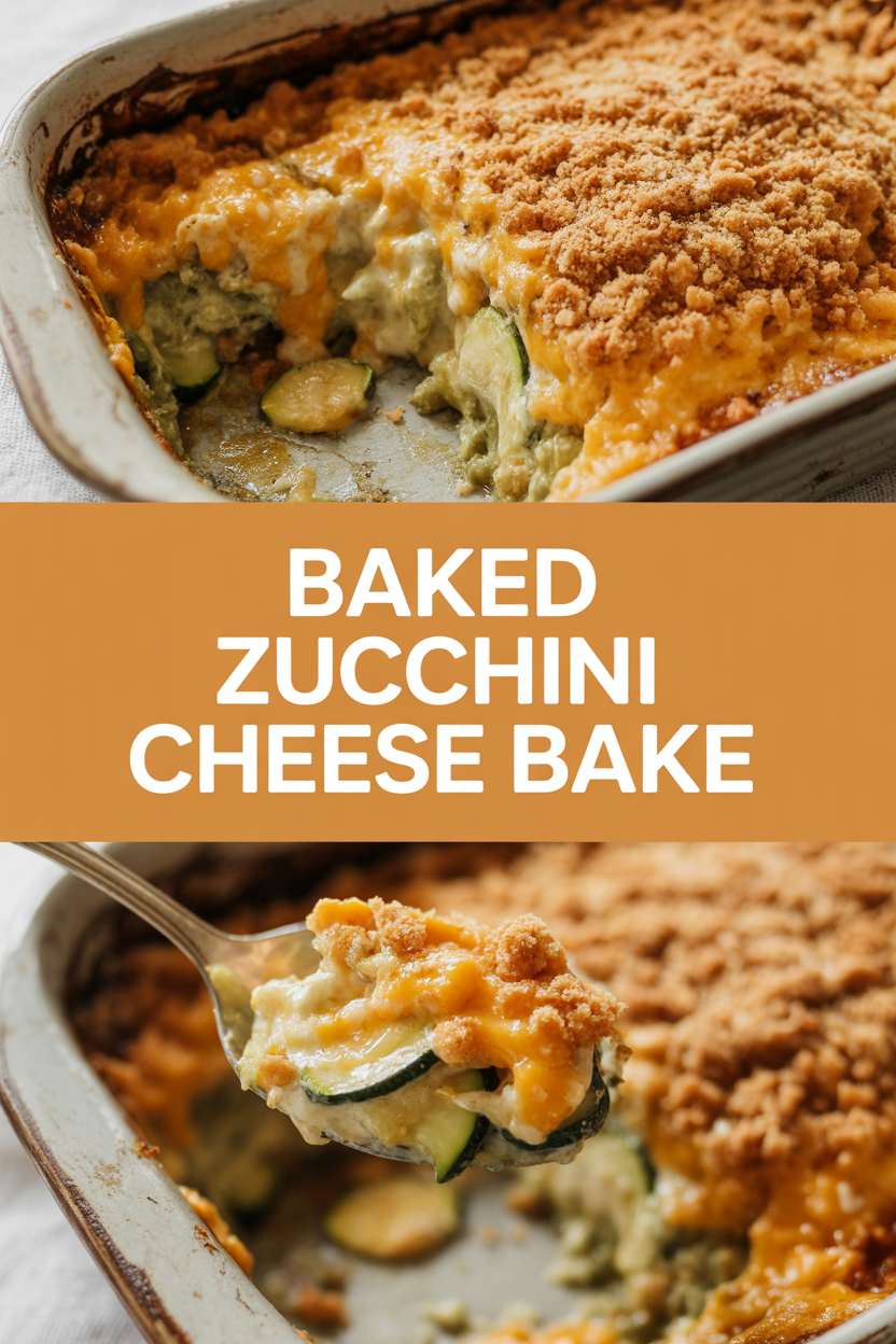 Baked Zucchini Cheese Bake