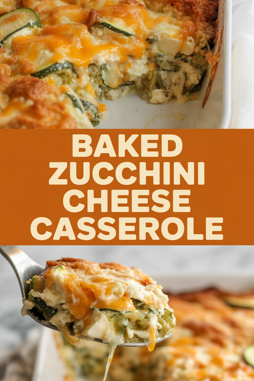Baked Zucchini Cheese Casserole