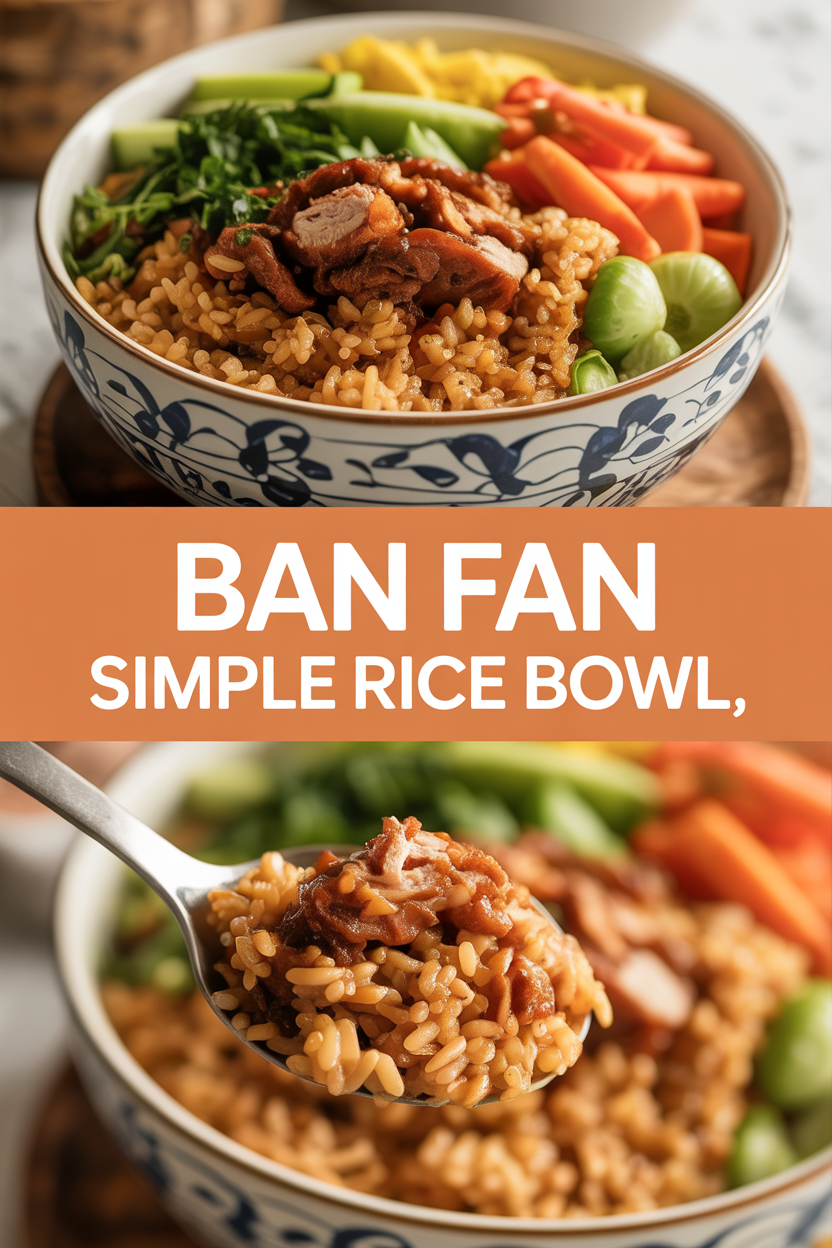 Ban Fan Simple Rice Bowl