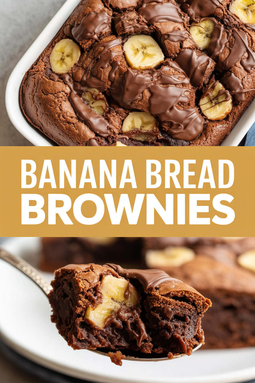 Banana Bread Brownies
