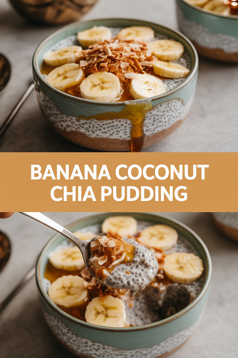 Banana Coconut Chia Pudding