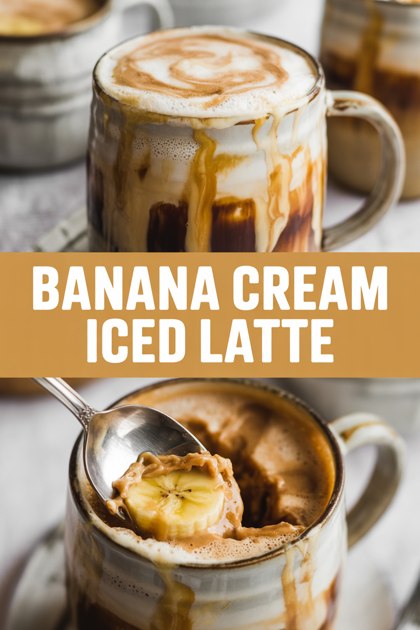 Banana Cream Iced Latte