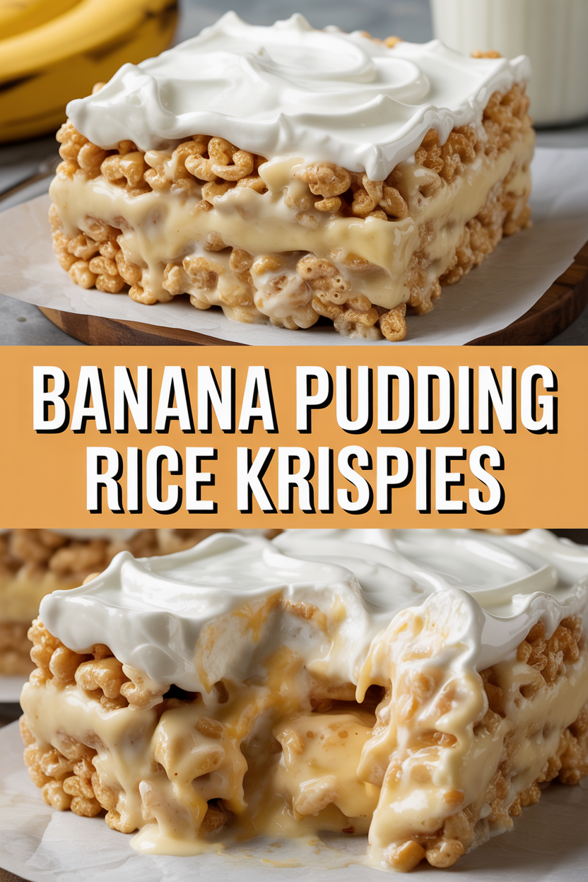 Banana Pudding Rice Krispies