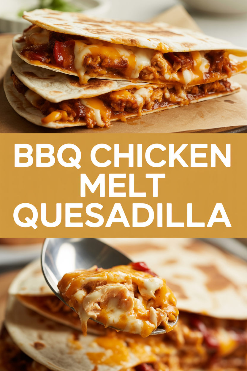 Bbq Chicken Melt Quesadilla