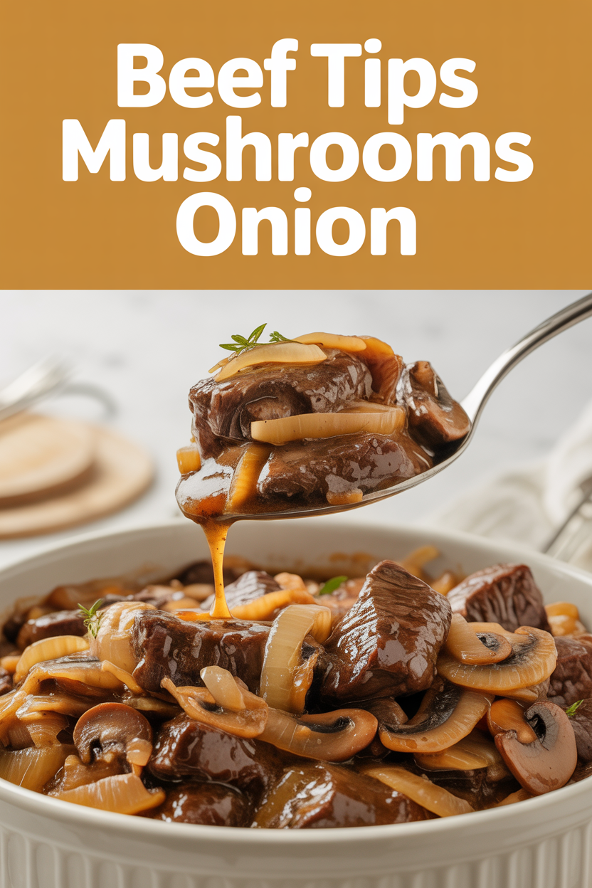 Beef Tips Mushrooms Onion