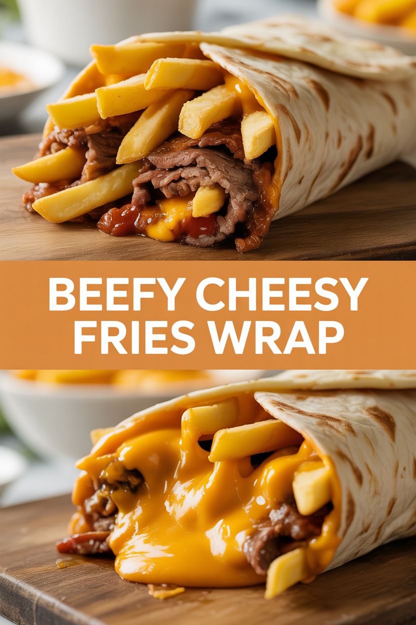 Beefy Cheesy Fries Wrap