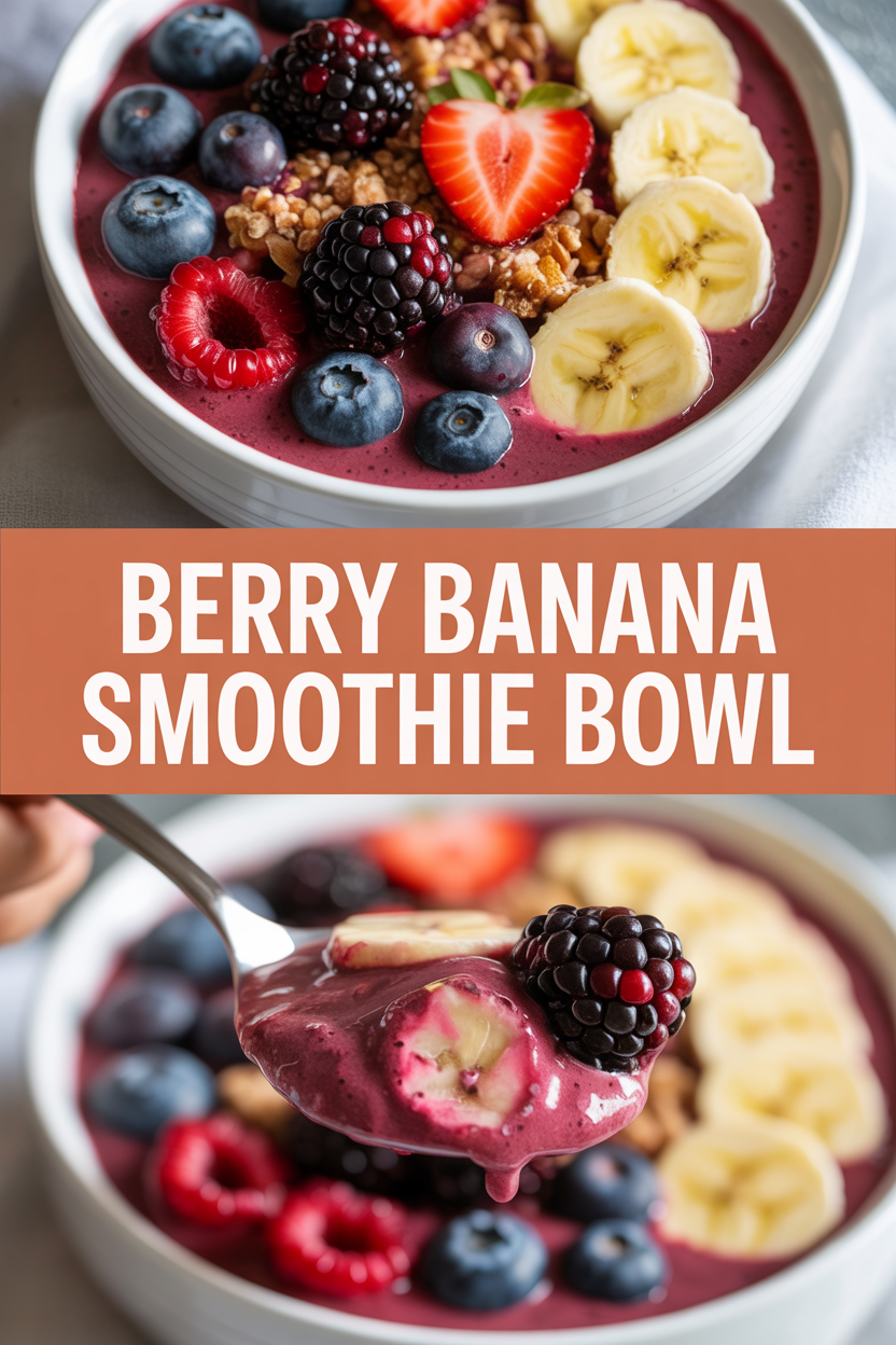 Berry Banana Smoothie Bowl
