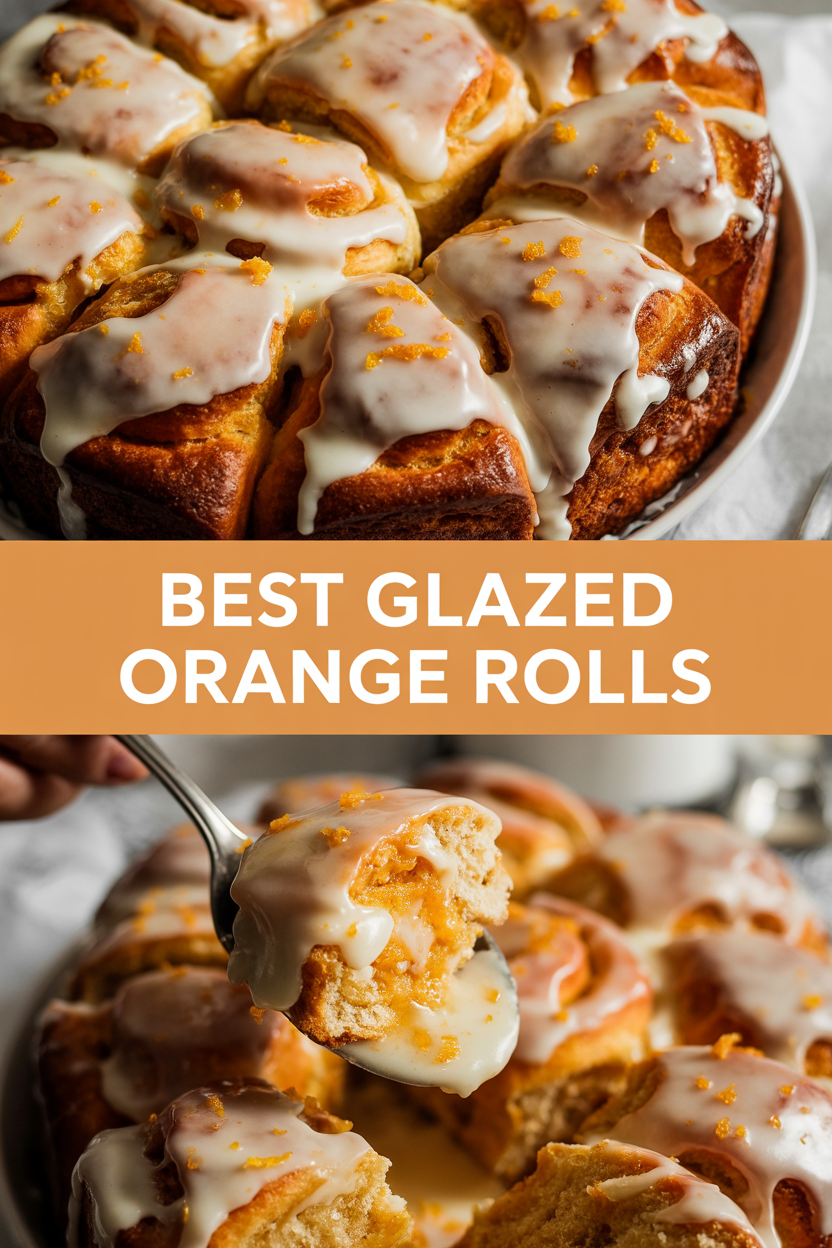 Best Glazed Orange Rolls