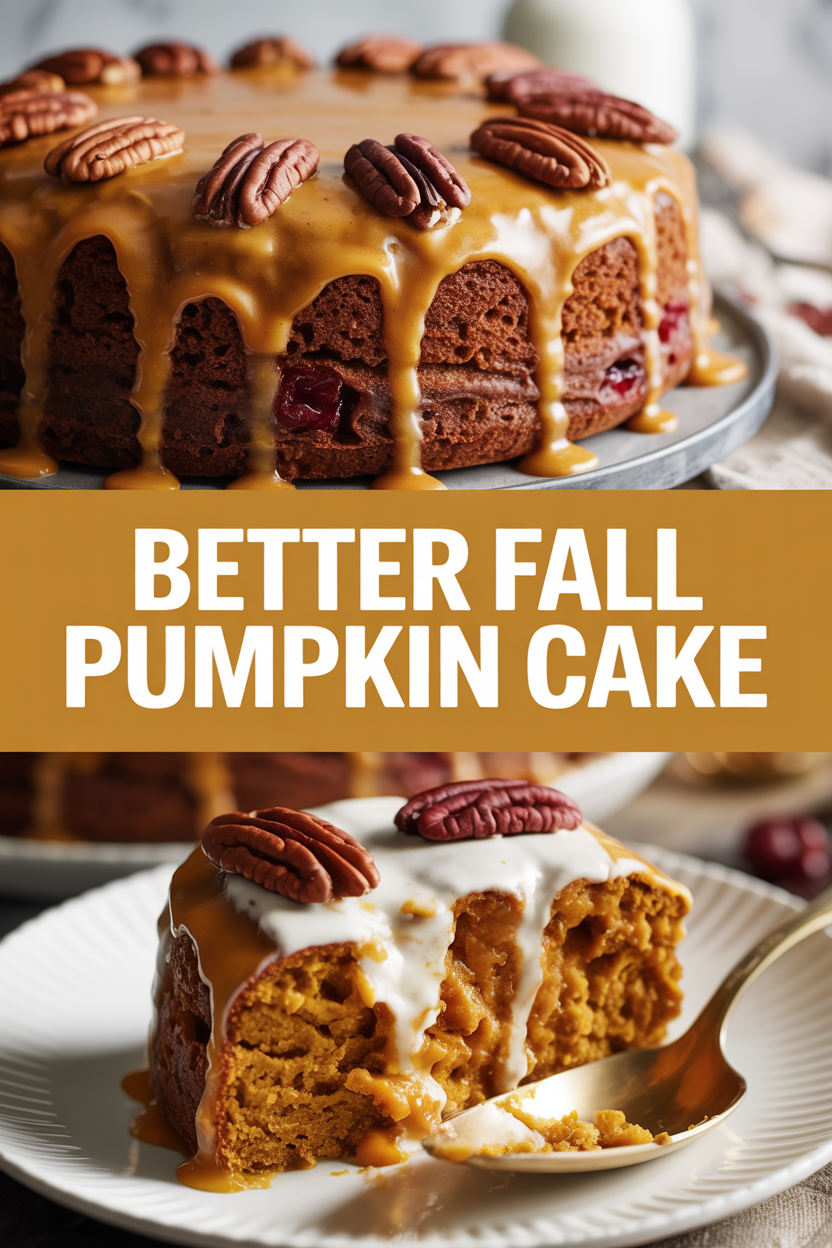 Better Fall Pumpkin Cake
