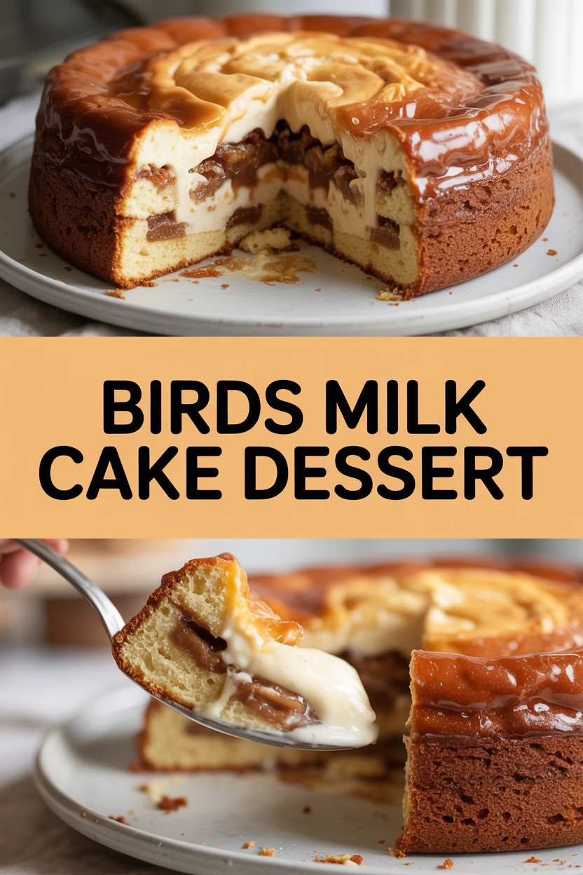 Birds Milk Cake Dessert