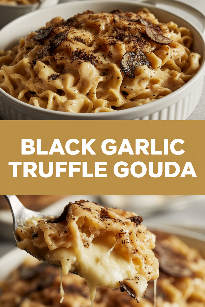Black Garlic Truffle Gouda