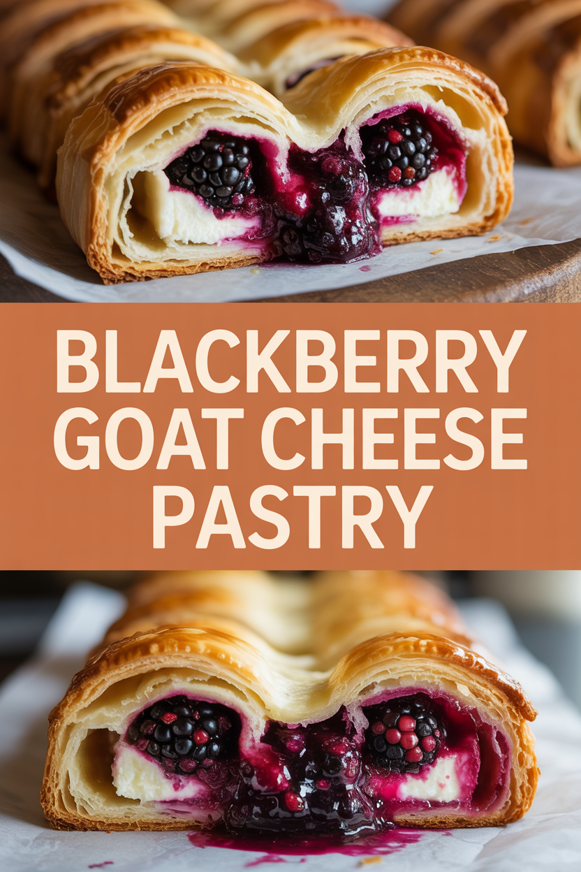 Blackberry Goat Cheese Pastry