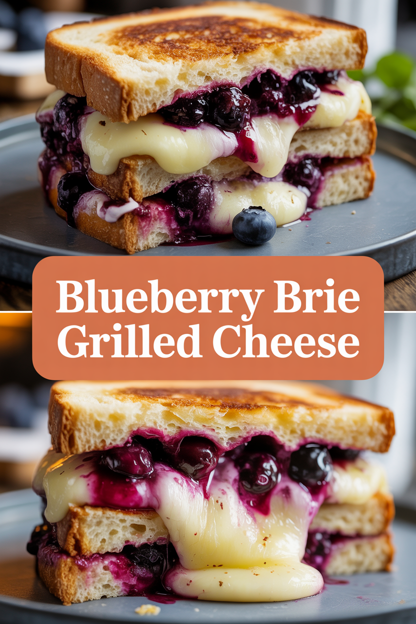 Blueberry Brie Grilled Cheese