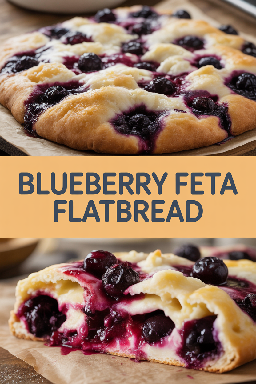 Blueberry Feta Flatbread