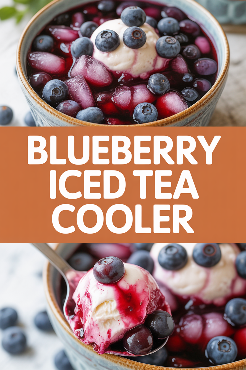 Blueberry Iced Tea Cooler