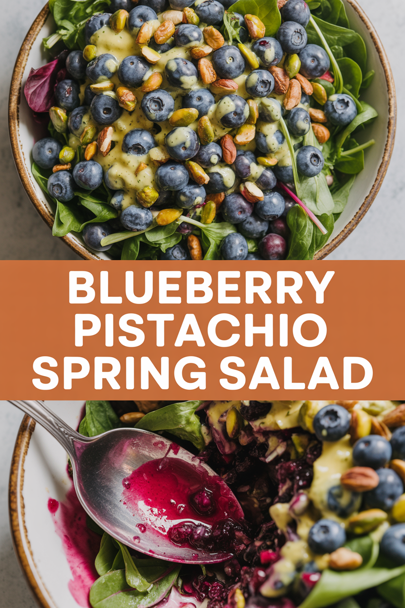 Blueberry Pistachio Spring Salad