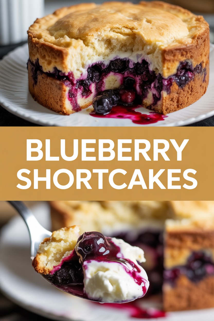 Blueberry Shortcakes