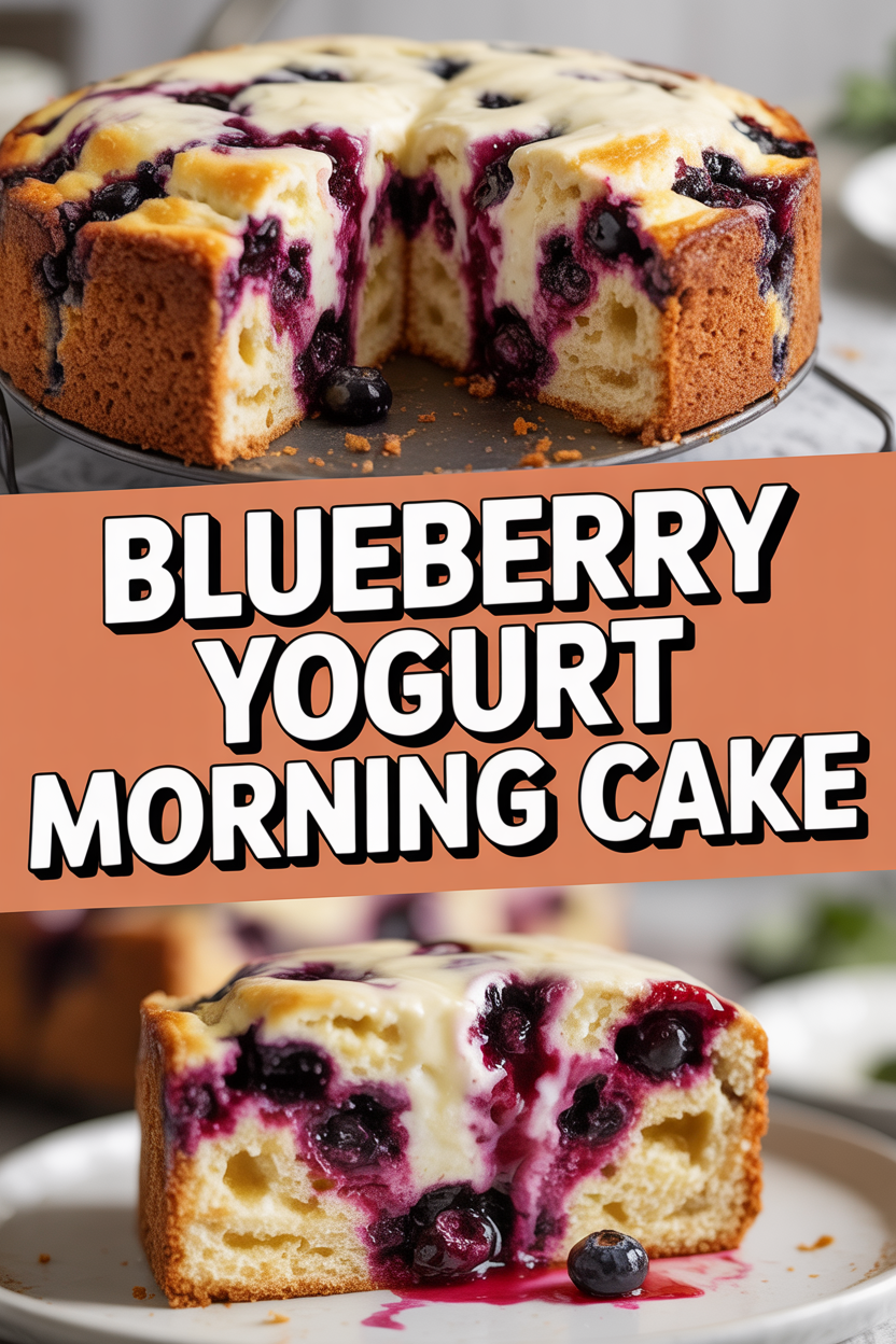 Blueberry Yogurt Morning Cake