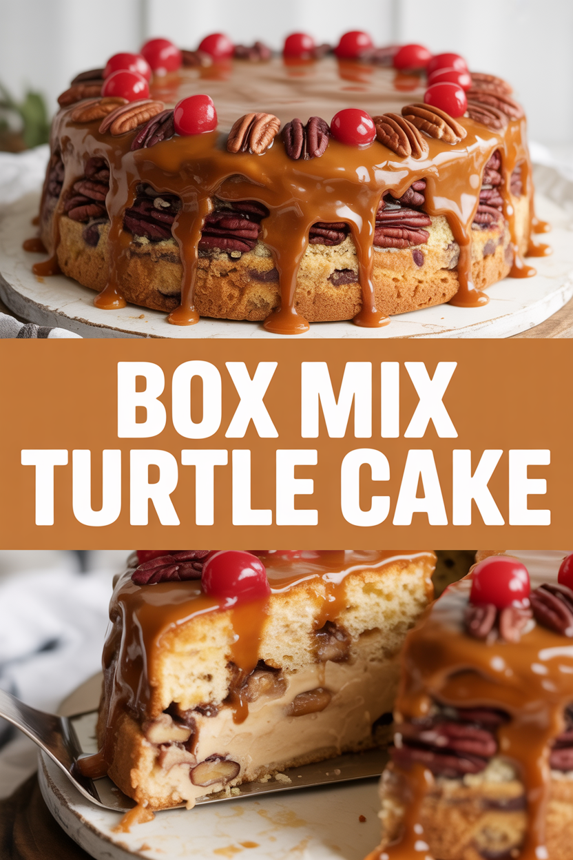 Box Mix Turtle Cake