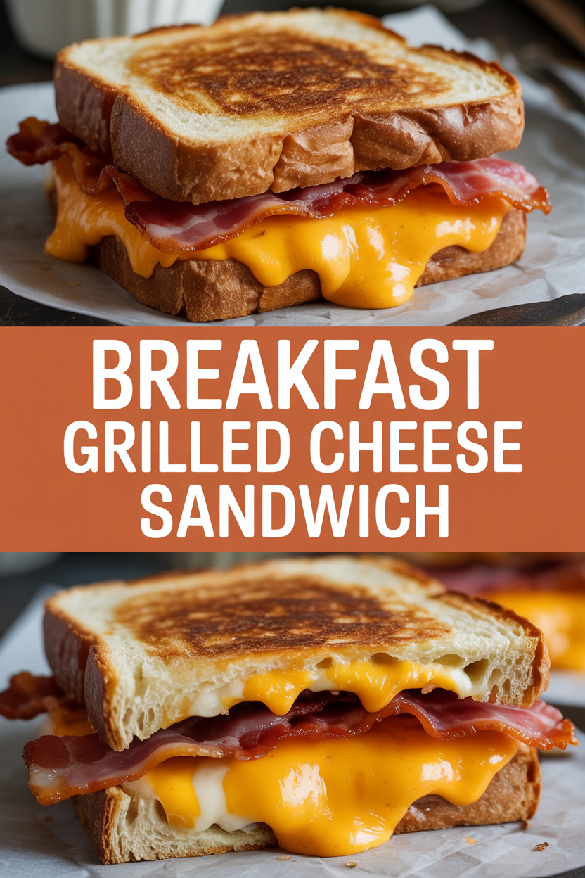 Breakfast Grilled Cheese Sandwich