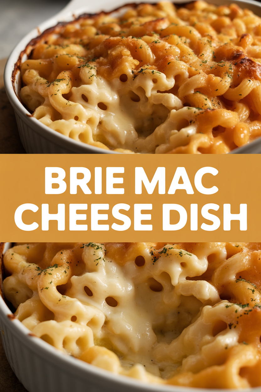 Brie Mac Cheese Dish