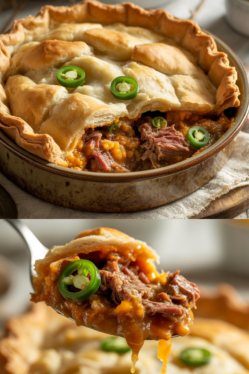 Brisket Pot Pie Jalapeno