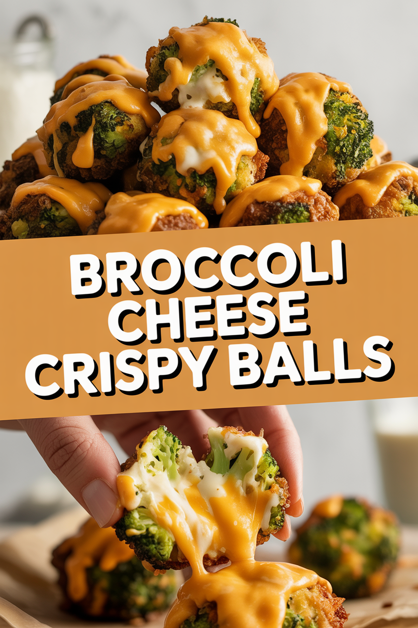 Broccoli Cheese Crispy Balls