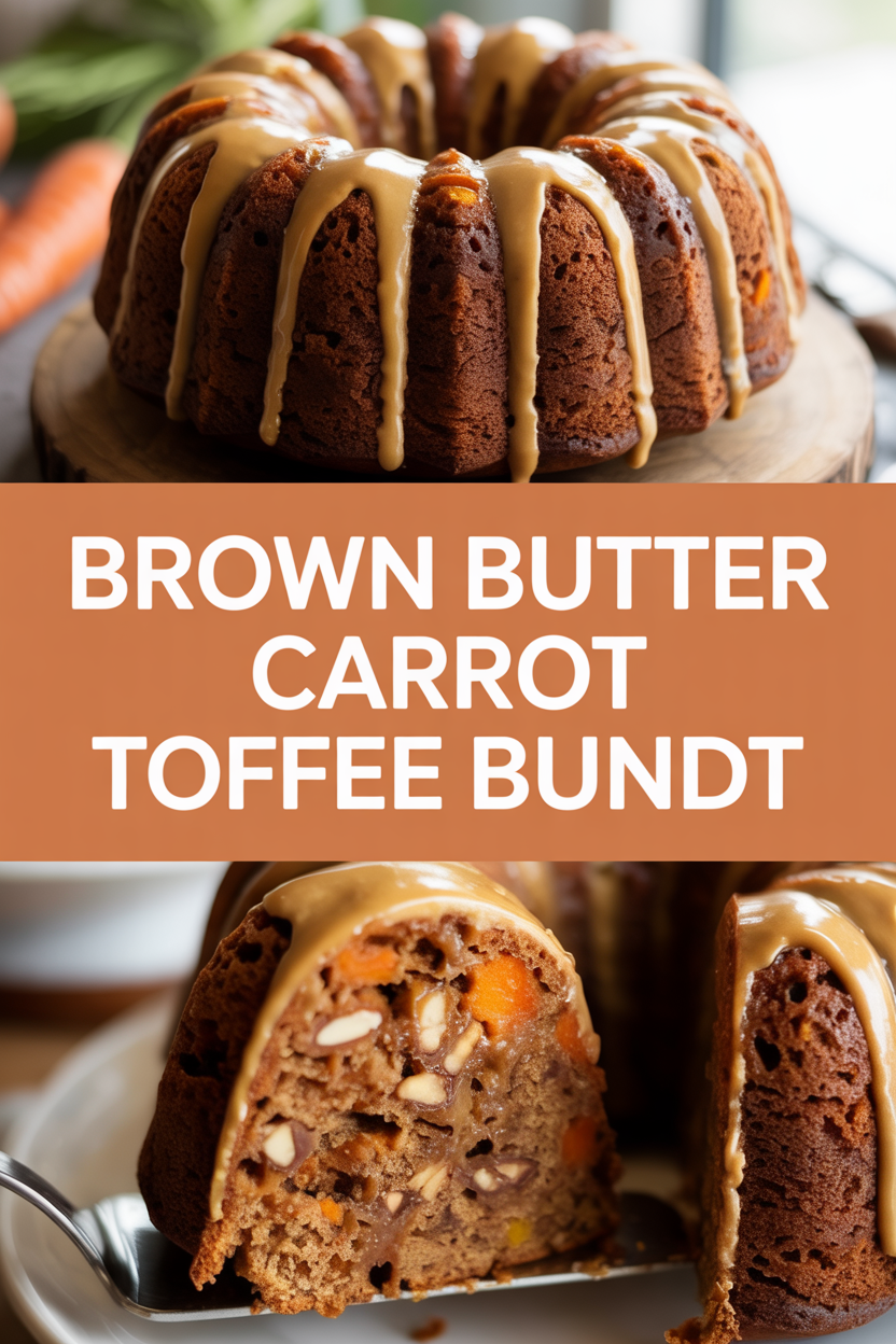 Brown Butter Carrot Toffee Bundt