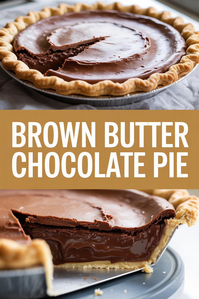 Brown Butter Chocolate Pie
