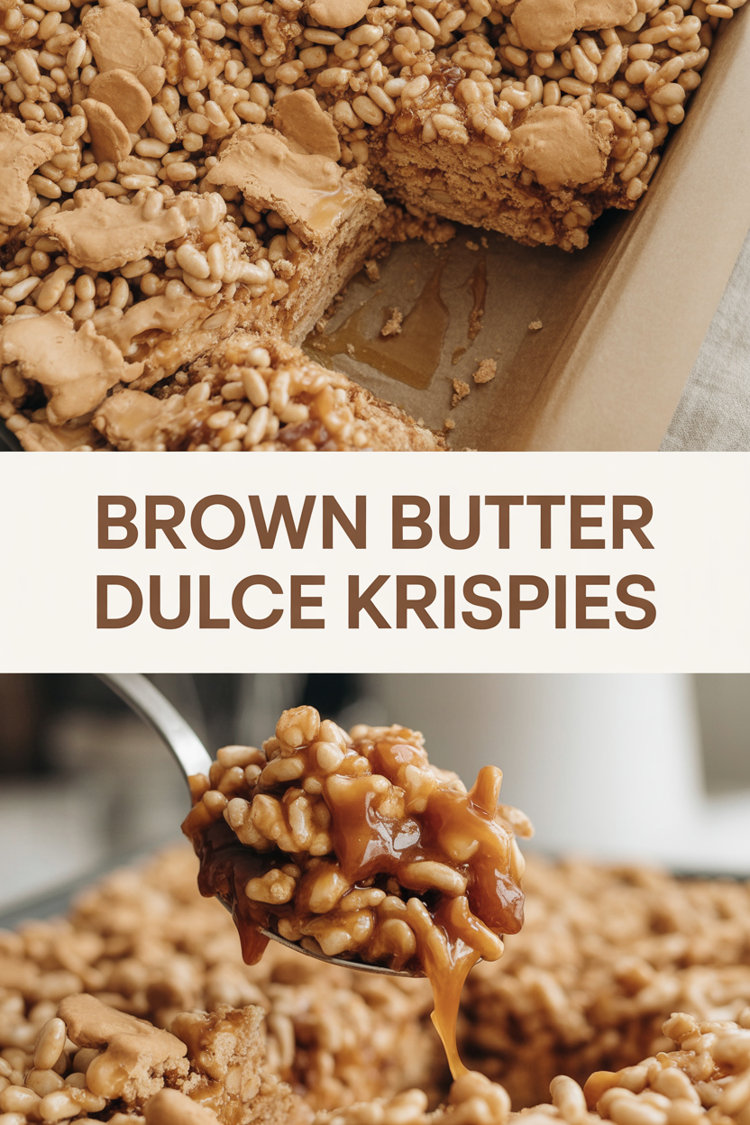 Brown Butter Dulce Krispies