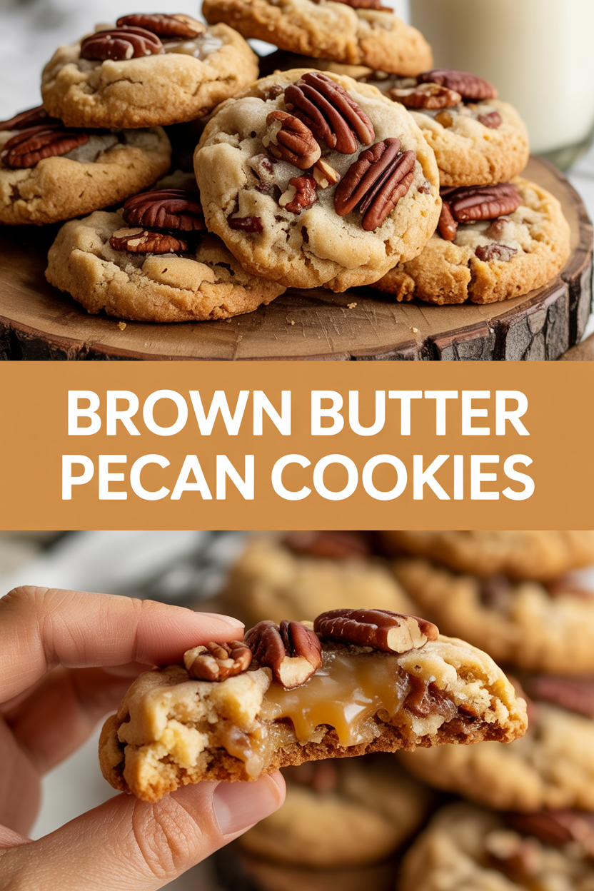 Brown Butter Pecan Cookies