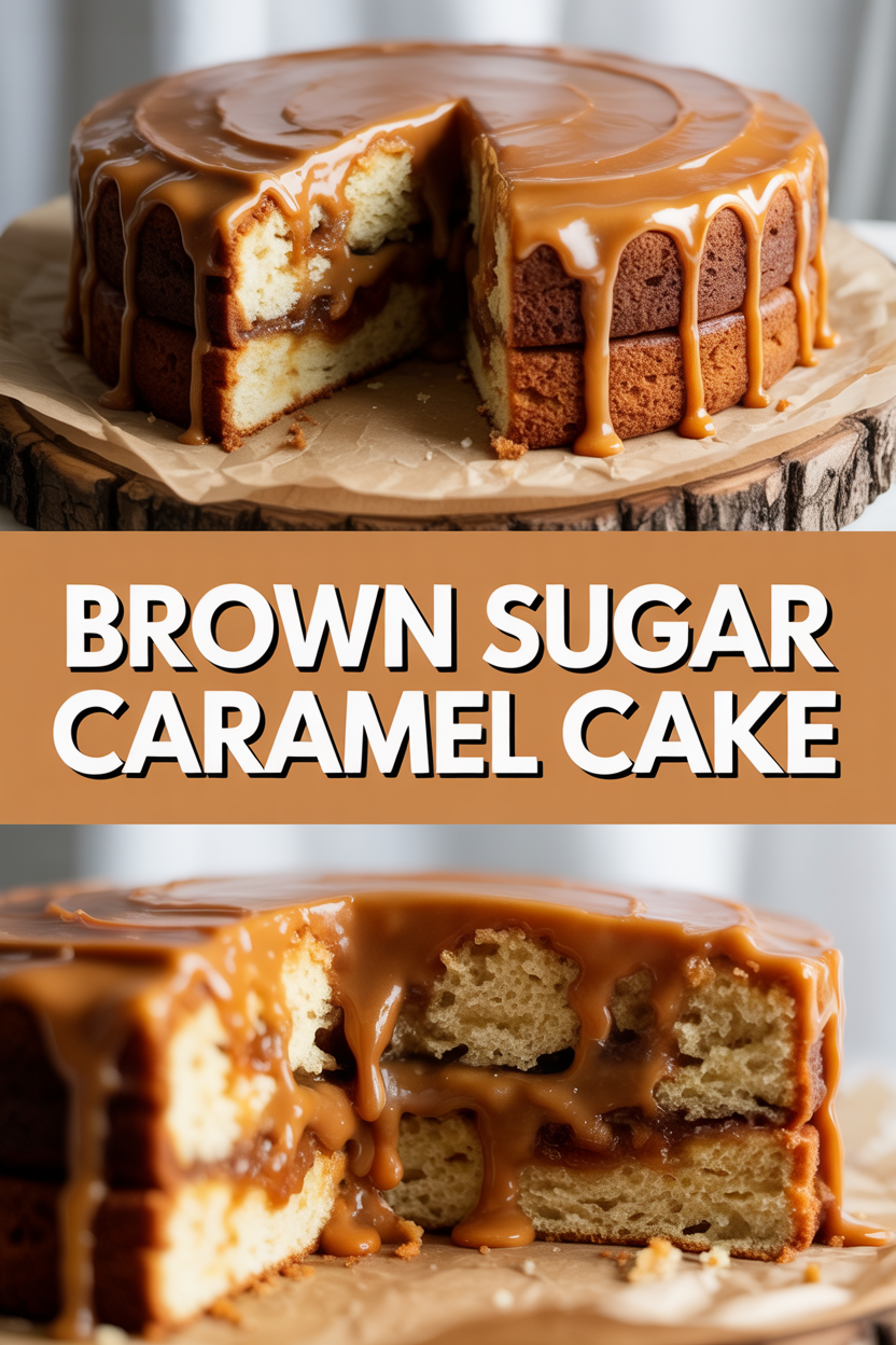 Brown Sugar Caramel Cake