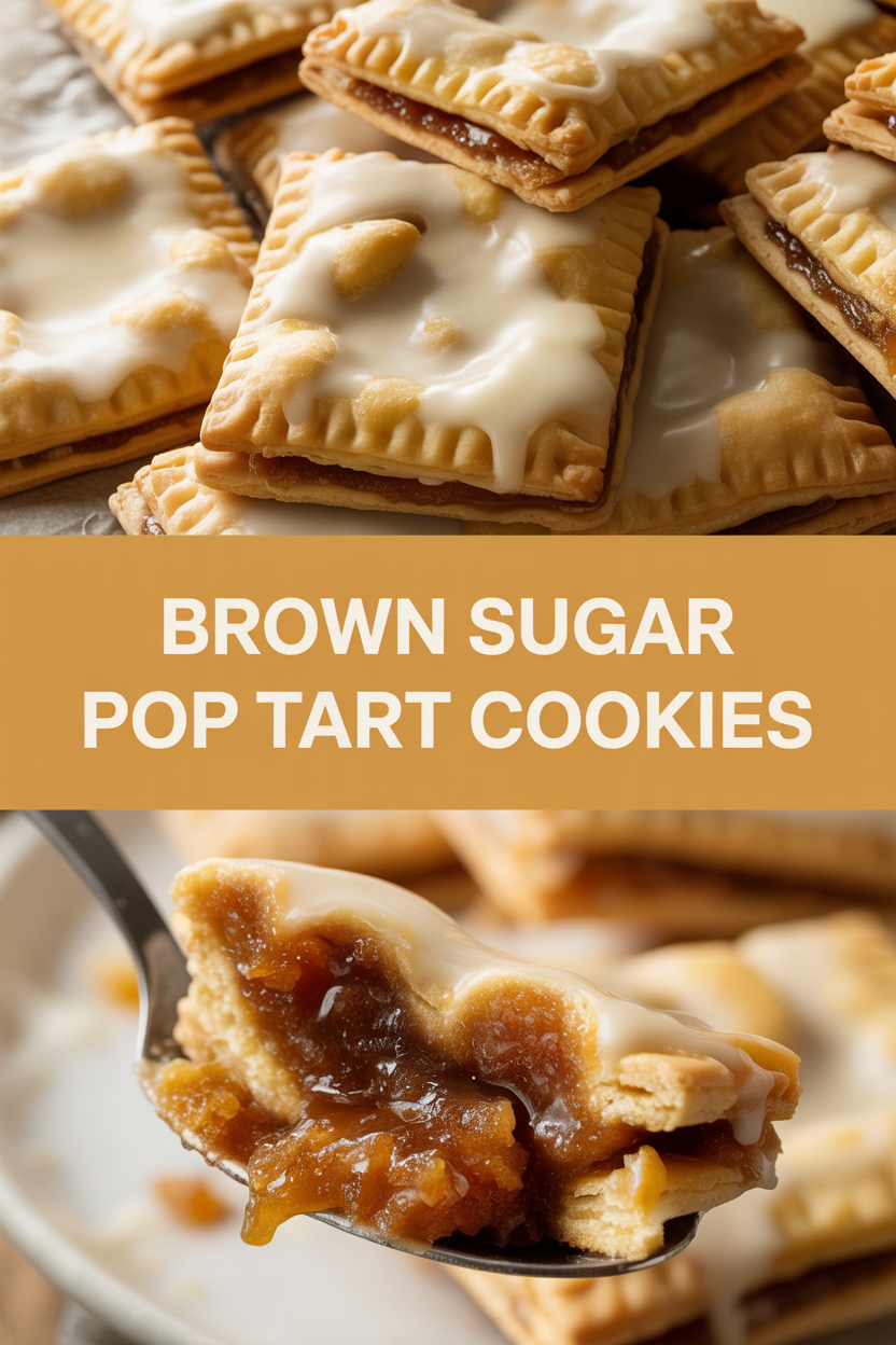 Brown Sugar Pop Tart Cookies