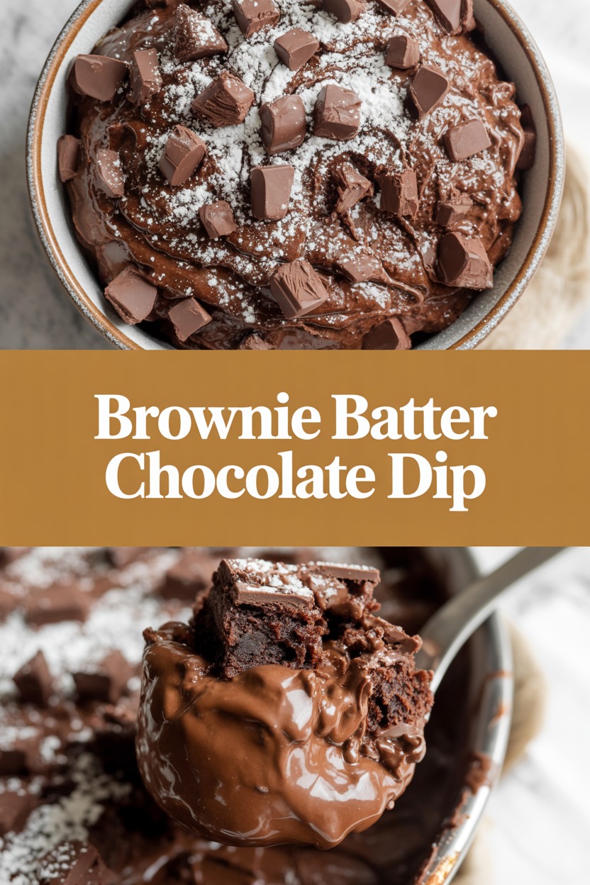Brownie Batter Chocolate Dip